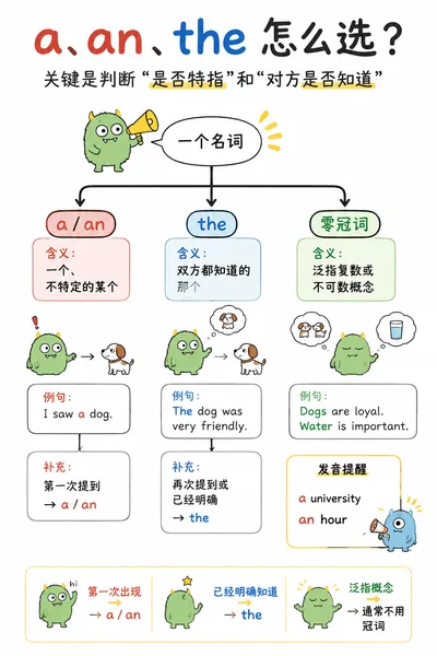 a、an、the 怎么选？缩略图